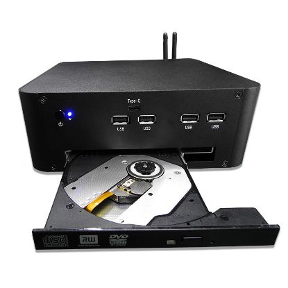 Picture of Microcarmark host dual -network dual -network dual -serial port mini machine all aluminum non -fan low power consumption mini PC