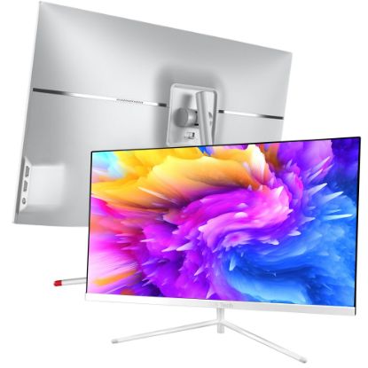 Picture of silver Office Lifting bracket all in one 24 Inch RAM 8GB SSD 1TB desktop computers core i3 i5 i7 cpu all in one pc aio pc