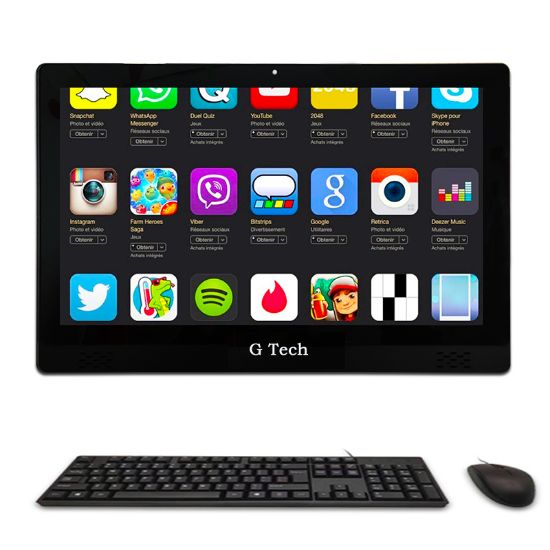 Picture of School Computers Touch Display All In One PC 15.6inches Black DDR3 4GB SSD 256GB