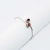 Picture of Pure Silver Bracelet With Natural Garnet /Women/11 Gram