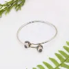 Picture of Pure Silver Bracelet With Natural Rose Quartz/Women/10.5 Gram