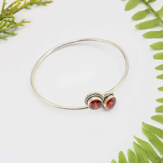 Picture of Pure Silver Bracelet With Zircon/Women/12Gram