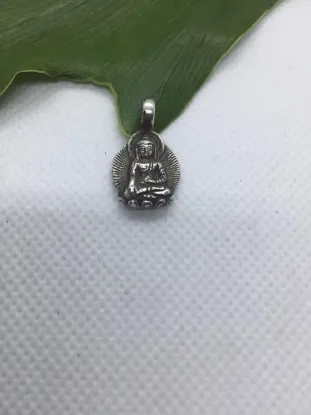Picture of Pure Silver Small Buddha Pendent/ 1.22 Gram