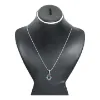 Picture of Pure Silver Necklace With Natural Green Onyx Unisex / 7 Gram