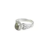 Picture of Pure Silver Ring With Natural Labrodorite/ Women/ 3.5 Gram