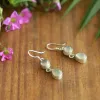 Picture of Pure Silver Earring With Natural Moonstone For Women / 3.6 Gram