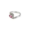 Picture of Pure Silver Ring With Natural Tourmaline/Women/2.9 Gram