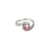 Picture of Pure Silver Ring With Natural Tourmaline/Women/2.9 Gram