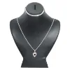 Picture of Pure Silver Necklace With Natural Garnet Unisex / 14 Gram