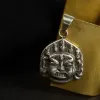 Picture of Pure Silver Bhairab Design Pendant/Unisex/2 Gram