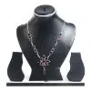 Picture of Pure Silver Necklace With Natural Amethyst/Garnet/Women/37.5 Gram