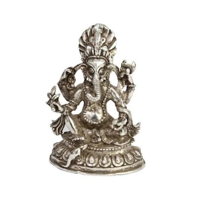 Picture of Pure Silver Ganesh Statue-84.79G