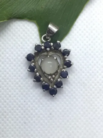 Picture of Rhodium Plated Silver Pendent/5.2 Gram