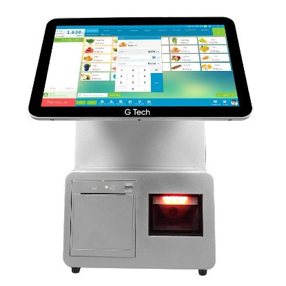 Picture of 15.6inch Android RK3568 2G+32G Wi-Fi with Printer pos system touch screen for restaurant all in one POS