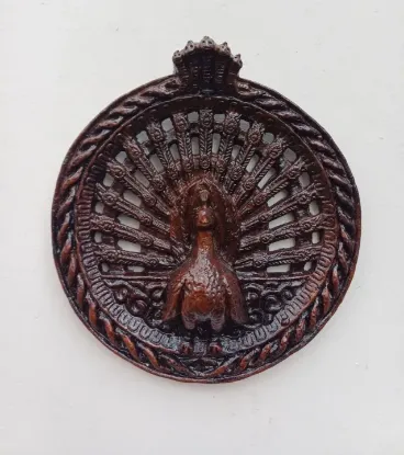 Picture of Ceramic Peacock Designer Showpiece Wall Hanging 7 Inch