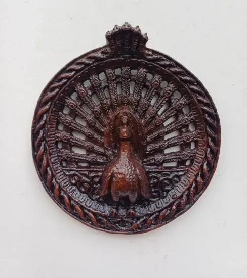 Picture of Ceramic Peacock Designer Showpiece Wall Hanging 7 Inch