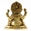 Picture of Saru Handicraft / Lord Ganesh Statue / Golden Small Lord Ganesh Statue / Brass / Murti