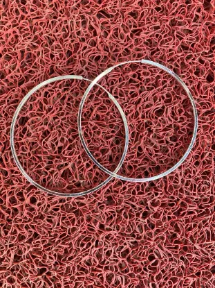 Picture of Pure Silver Hoop Earring/Women 4.7 Gram