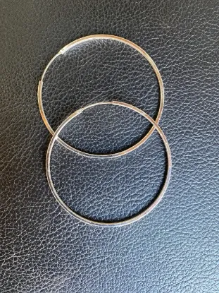 Picture of Pure Silver Hoop Earring/Women 4.7 Gram