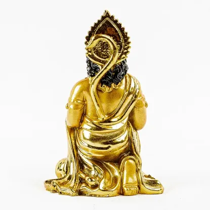 Picture of Saru Handicraft / Lord Hanuman Statue / Golden Lord Hanuman Statue / Brass / Murti