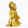 Picture of Saru Handicraft / Lord Hanuman Statue / Golden Lord Hanuman Statue / Brass / Murti