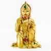 Picture of Saru Handicraft / Lord Hanuman Statue / Golden Lord Hanuman Statue / Brass / Murti
