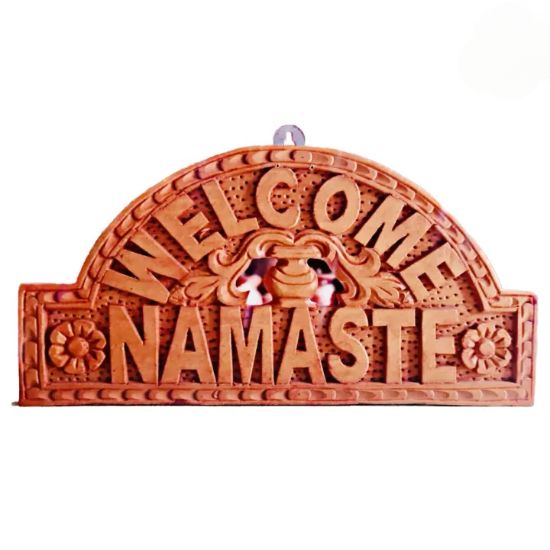 Picture of Wooden Hand-made Welcome/Namaste For Doors