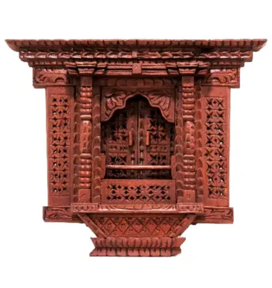 Picture of Nepali Wooden Sliding Jhyal Frame
