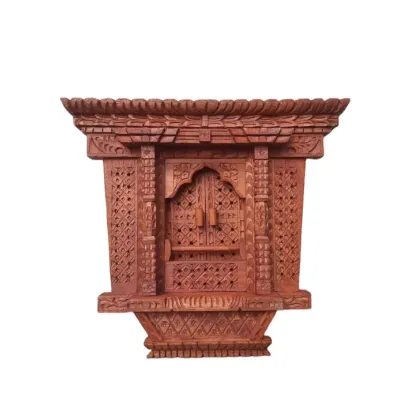 Picture of Nepali Wooden Sliding Jhyal Frame