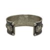 Picture of Carved Silver Jewellery Bangle Or Bracelet with Gold Plated