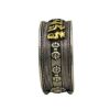Picture of Carved Silver Jewellery Bangle Or Bracelet with Gold Plated