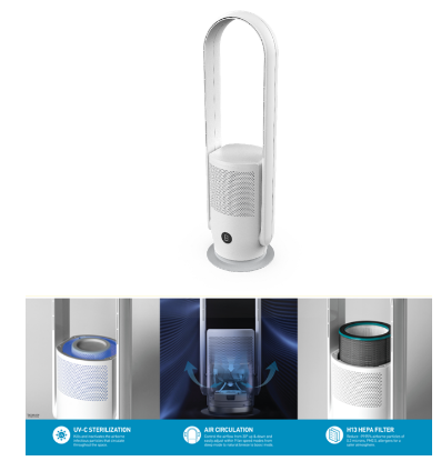 Picture of Bladeless fan with air purifier