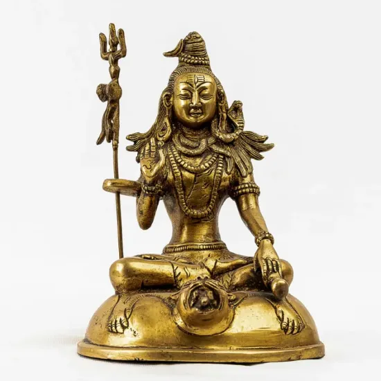 Picture of Lord Shiva Statue / Metal Lord Shiva Statue / Brass / Murti