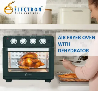 Picture of Electron Elvo-25AF Mechanical Air Fryer With Electric Oven 1700W - (Silver)