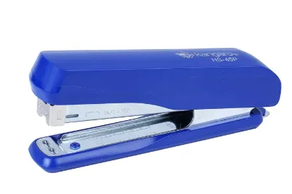 Picture of Kangaro Desk Essentials HS-45P All Metal Stapler | Free 24/6 Pin | Suitable For 30 Sheets | Sturdy & Durable | For Home, School & Office | Blue color