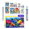 Picture of Doms Art Strokes Kit- 9 Items In 1 Kit | DOMS Value Art Set For Kids | Comprehensive Art Combination Kit
