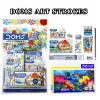 Picture of Doms Art Strokes Kit- 9 Items In 1 Kit | DOMS Value Art Set For Kids | Comprehensive Art Combination Kit