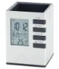 Picture of Table Clock With Pen Holder Cube Desk Stand
