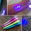Picture of Invisible Writing Magic Pen Uv Light Ultra Violet Ink Secret Message - 2Piece | Ultra Violet Ink Magic Pen