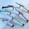 Picture of AK Store 9" Sniper Rifle Gun Shape Bullet Pen with Luminous LED Sniper Scope Kids Toy Birthday Gift Student Stationery Bullet Pen