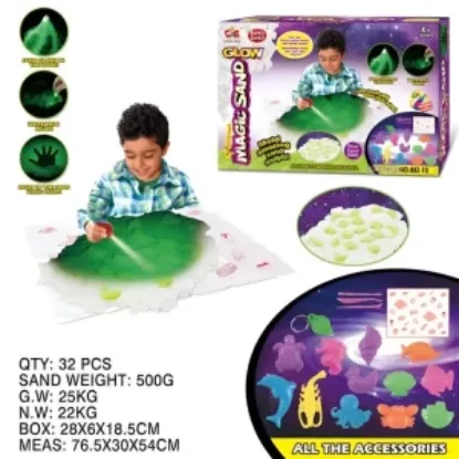 Picture of Magic Sand Set Toys With Glowing Light Toys
