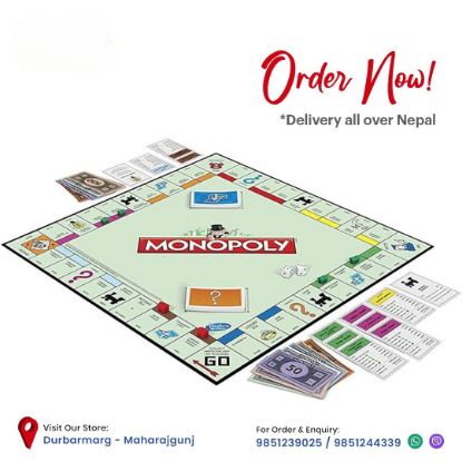 Picture of MONOPOLY- THE REAL TRADING GAME BOARD GAME TOY
