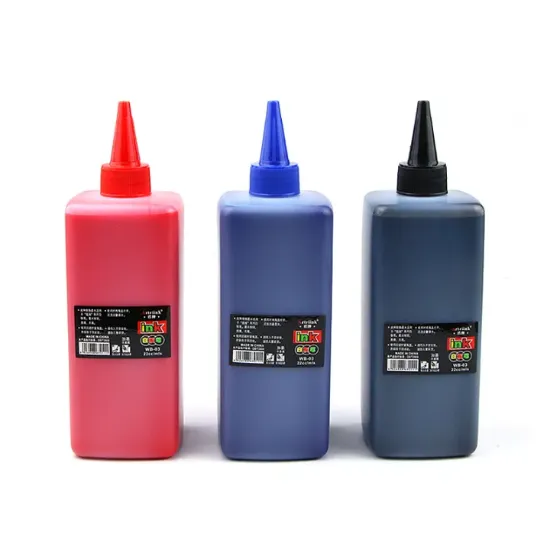 Picture of New Multi Colour White Board Marker Ink/ White Board Marker Dry Erase Ink 500 ml Bottle with Attached Dispensor By Mitrata