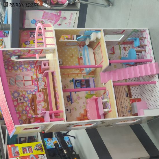 Picture of WOODEN DOLL HOUSE 1056