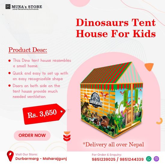 Picture of DINOSAURS TENT HOUSE FOR KIDS