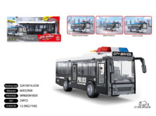 Picture of Manual Police Bus Toy