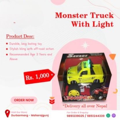 Picture of MONSTER TRUCK WITH LIGHT