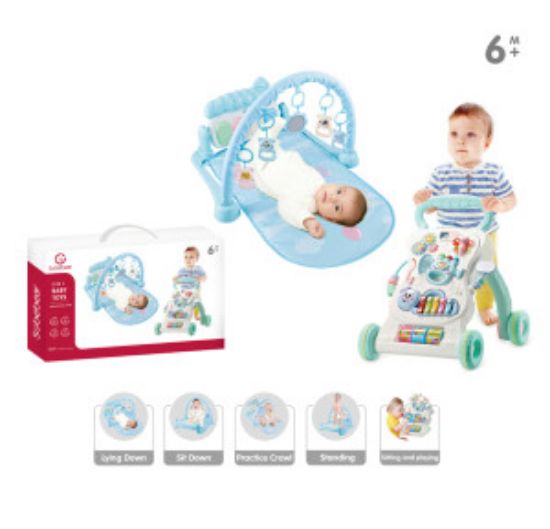 Picture of 2 IN 1 WALKER GYM MAT TOYS