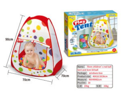 Picture of 70CM PLAY TANT HOUSE WITH 50BALLS