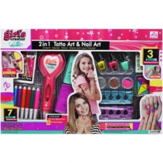 Picture of 2 In 1 Tatoo Art & Nail Art Toy